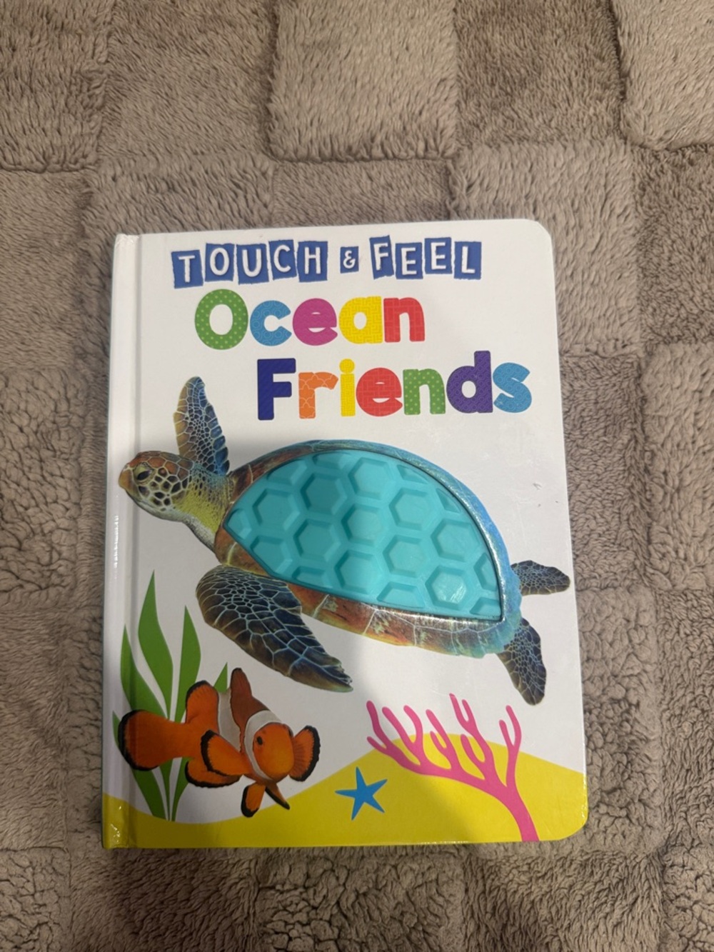 Ocean Friends Board Book - Blue Turtle